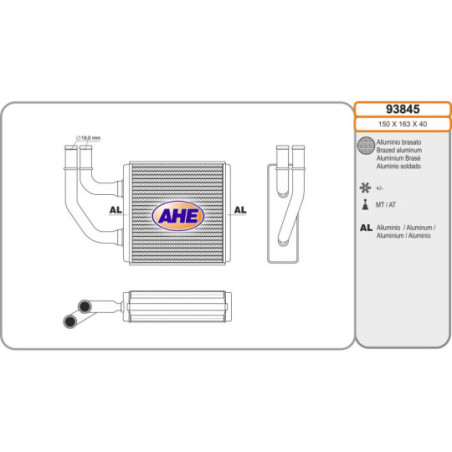 Radiateur de chauffage AHE