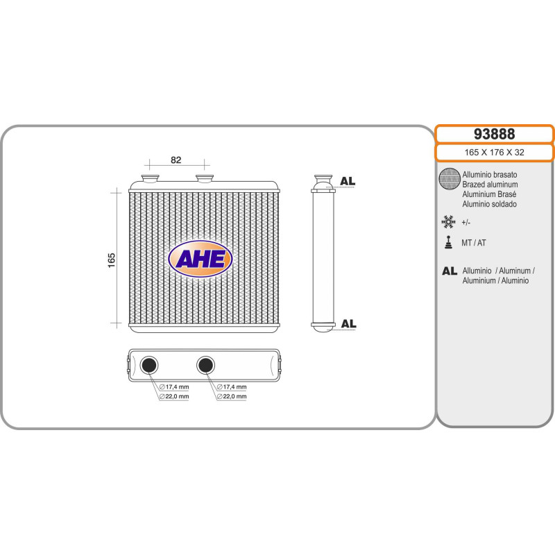 Radiateur de chauffage AHE