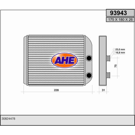 Radiateur de chauffage AHE