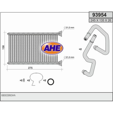 Radiateur de chauffage AHE