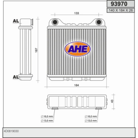 Radiateur de chauffage AHE