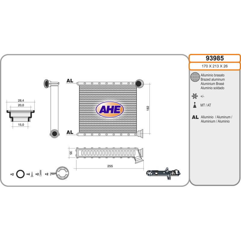 Radiateur de chauffage AHE