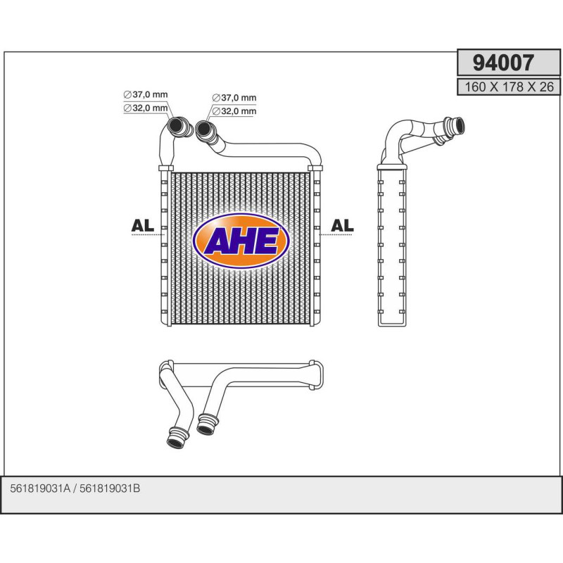 Radiateur de chauffage AHE