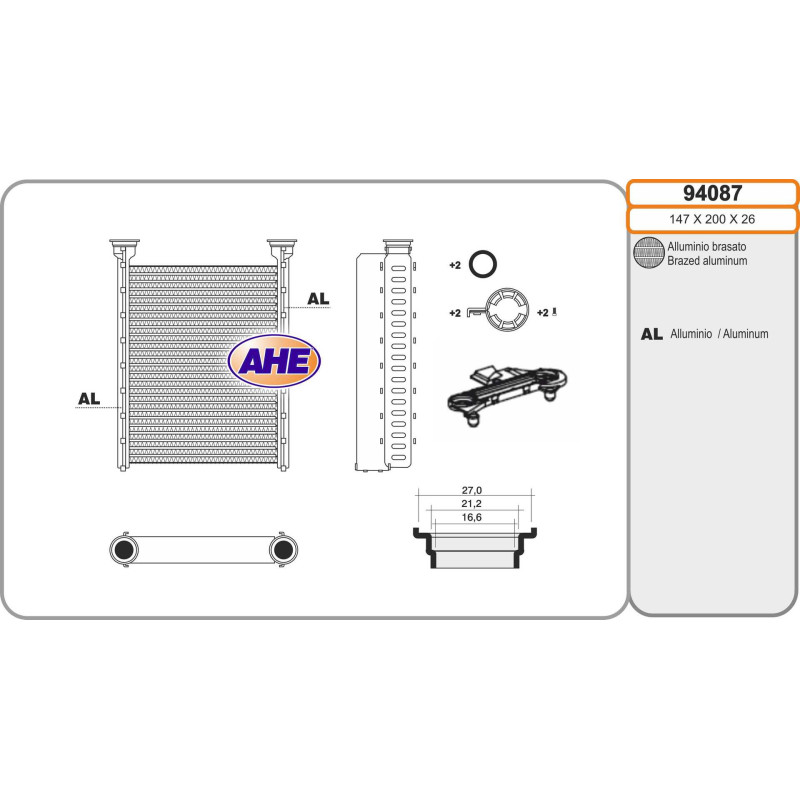 Radiateur de chauffage AHE