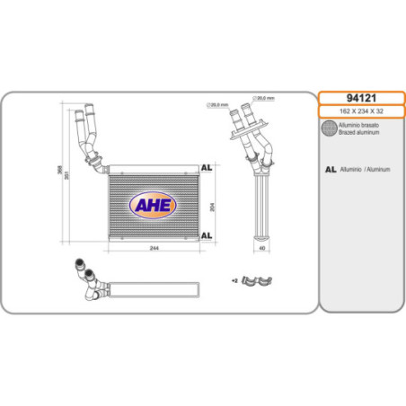 Radiateur de chauffage AHE