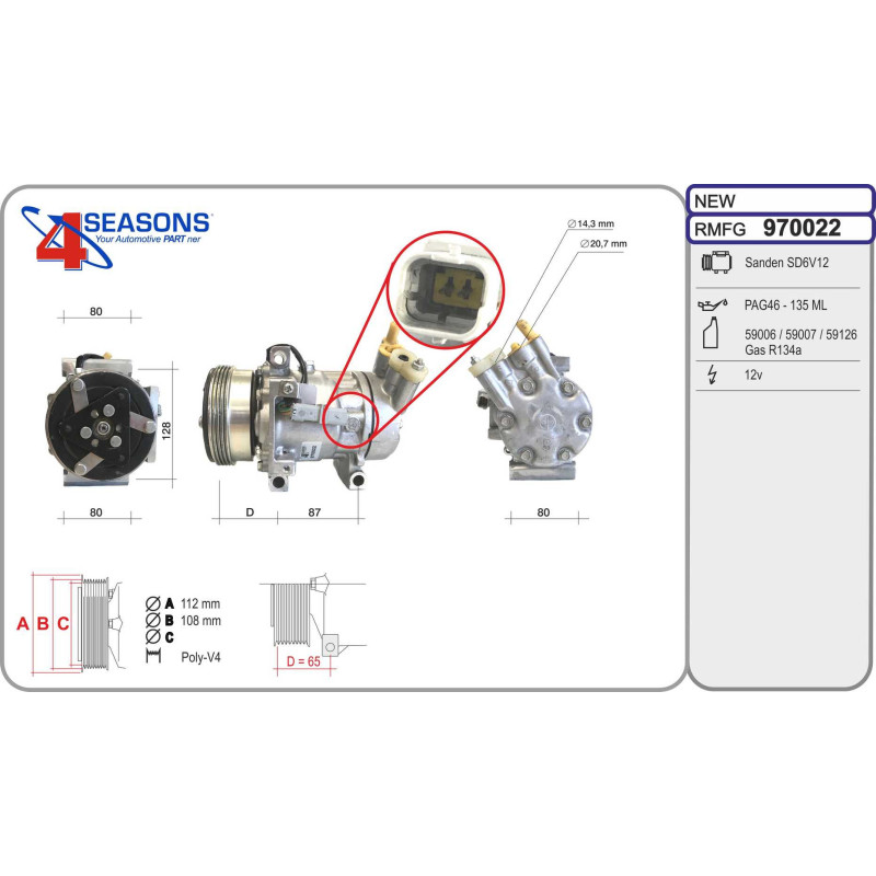 Compresseur de climatisation AHE