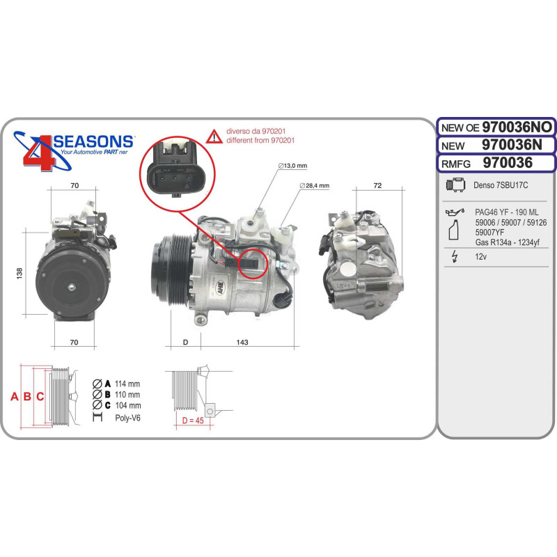 Compresseur de climatisation AHE