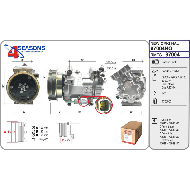 Compresseur de climatisation AHE