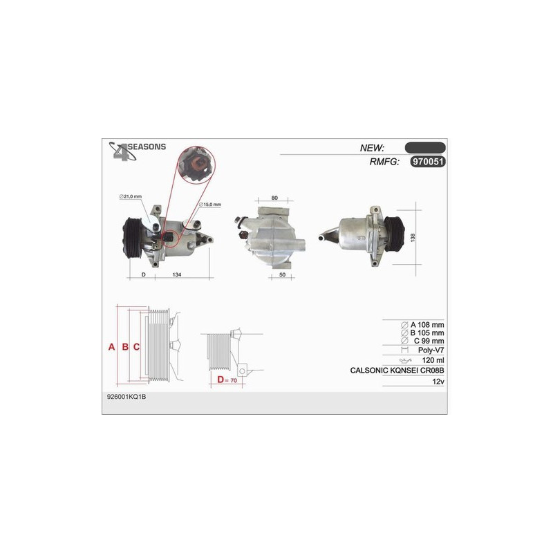 Compresseur de climatisation AHE