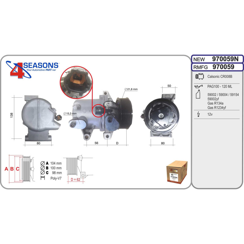 Compresseur de climatisation AHE