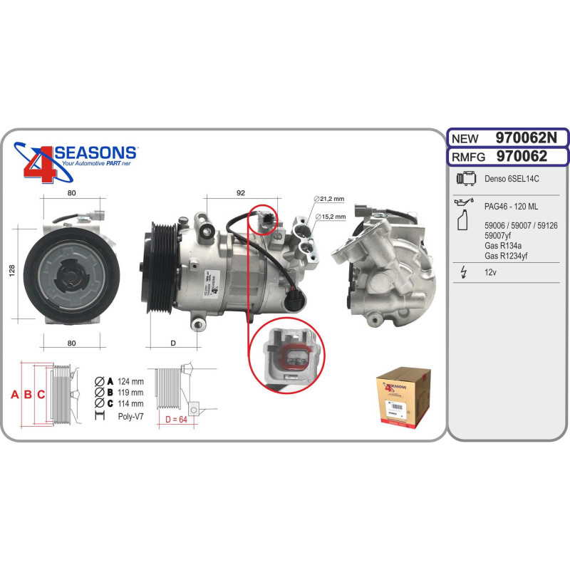 Compresseur de climatisation AHE