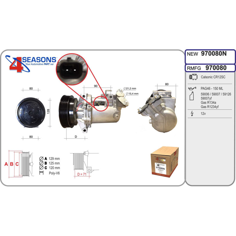 Compresseur de climatisation AHE
