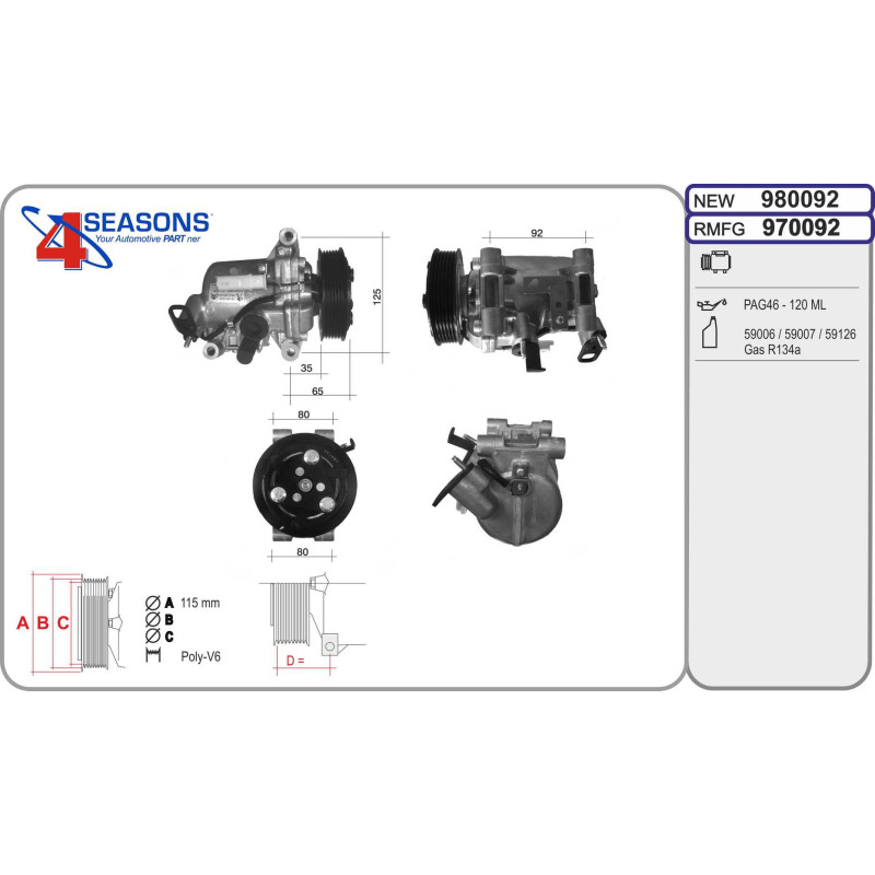 Compresseur de climatisation AHE