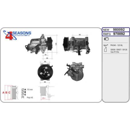 Compresseur de climatisation AHE