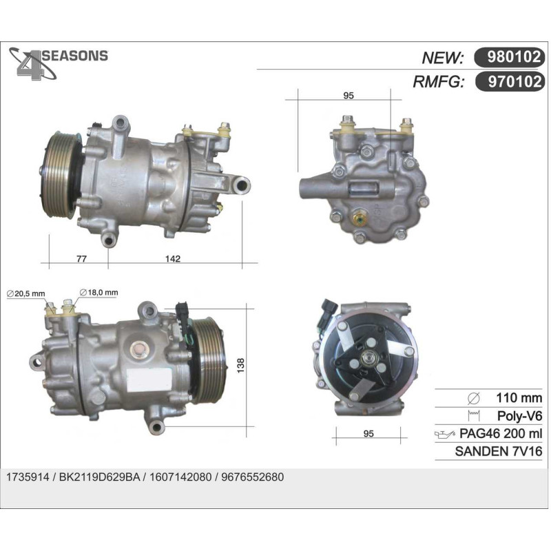 Compresseur de climatisation AHE
