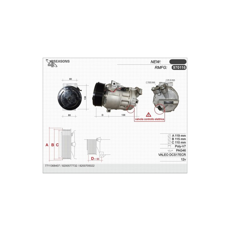 Compresseur de climatisation AHE