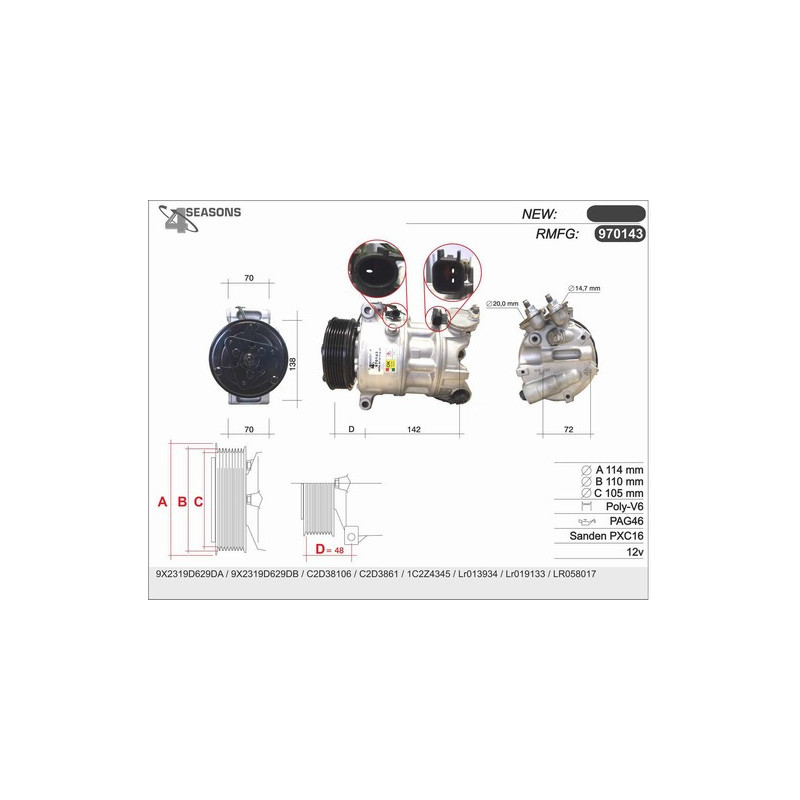 Compresseur de climatisation AHE
