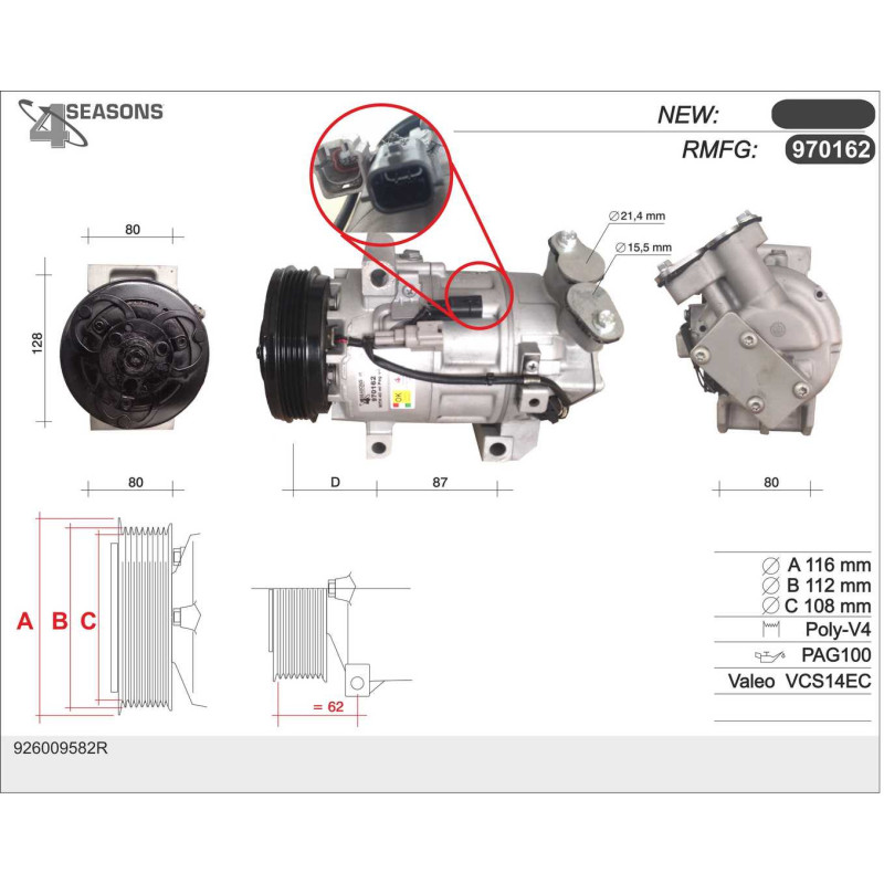 Compresseur de climatisation AHE