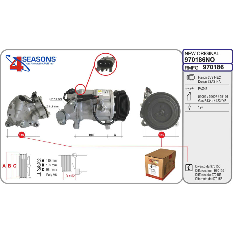Compresseur de climatisation AHE