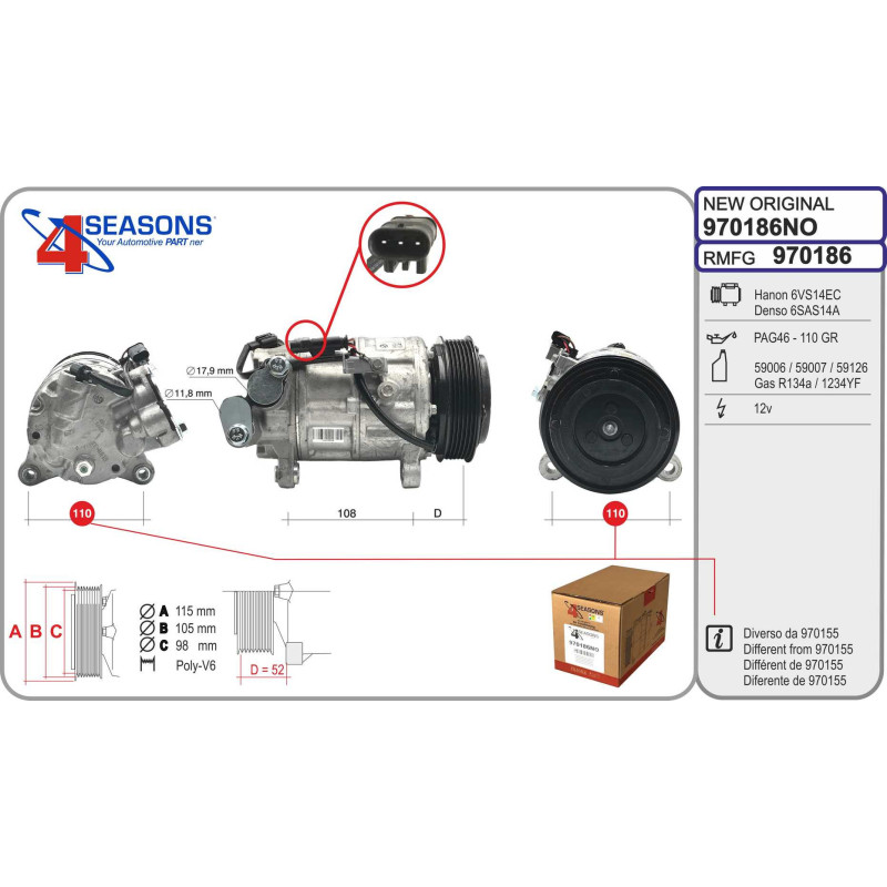 Compresseur de climatisation AHE