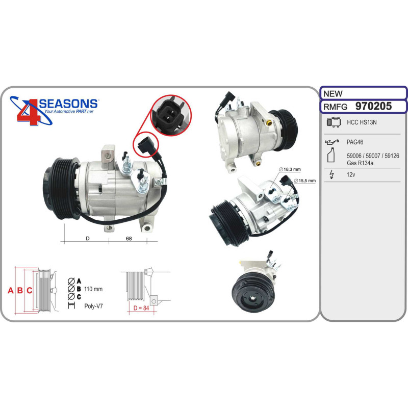 Compresseur de climatisation AHE