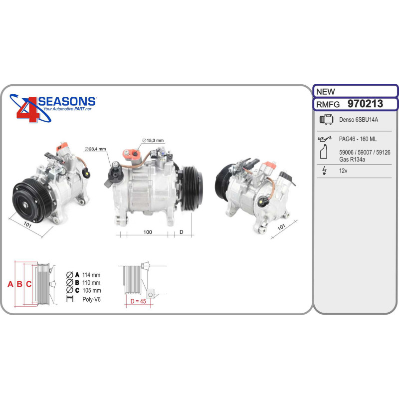 Compresseur de climatisation AHE