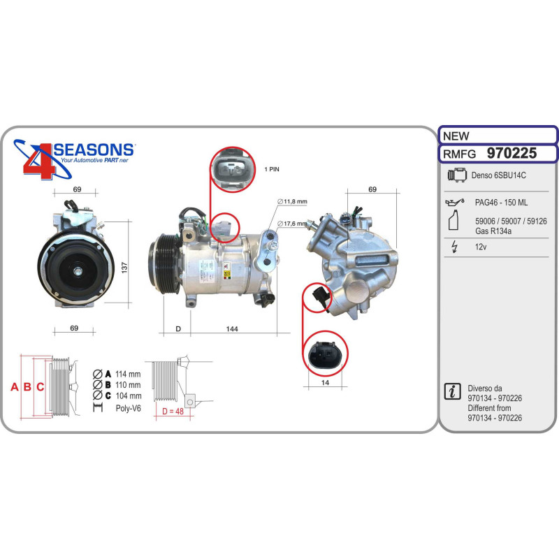 Compresseur de climatisation AHE