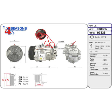 Compresseur de climatisation AHE