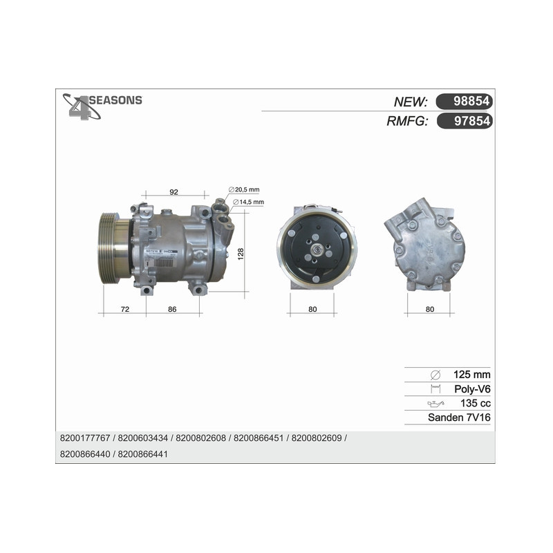 Compresseur de climatisation AHE