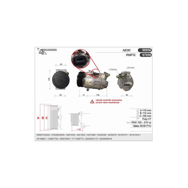 Compresseur de climatisation AHE