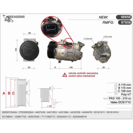 Compresseur de climatisation AHE