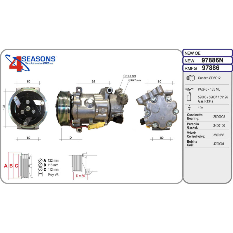 Compresseur de climatisation AHE