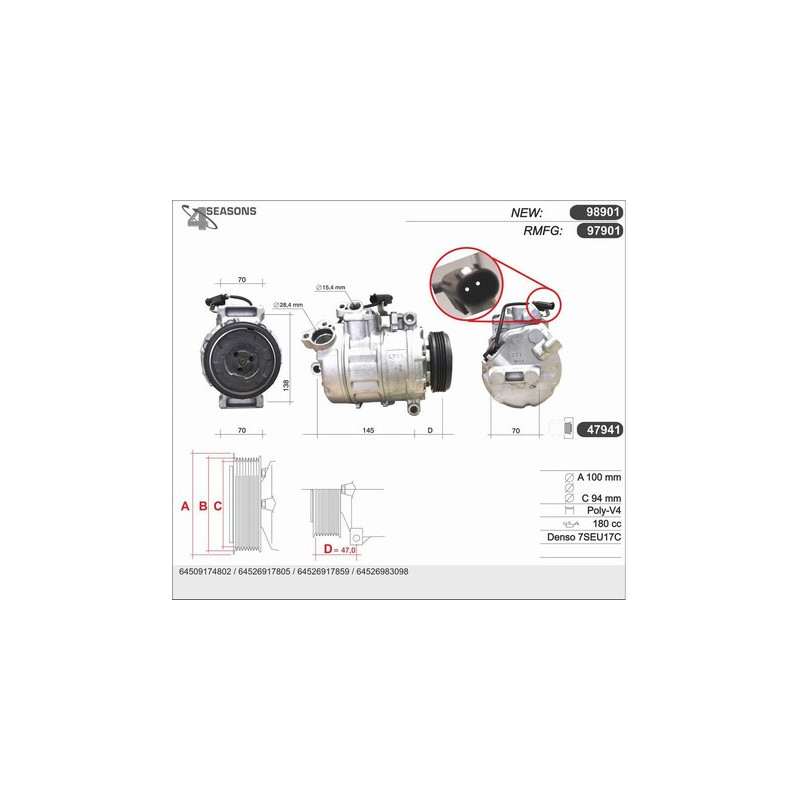 Compresseur de climatisation AHE
