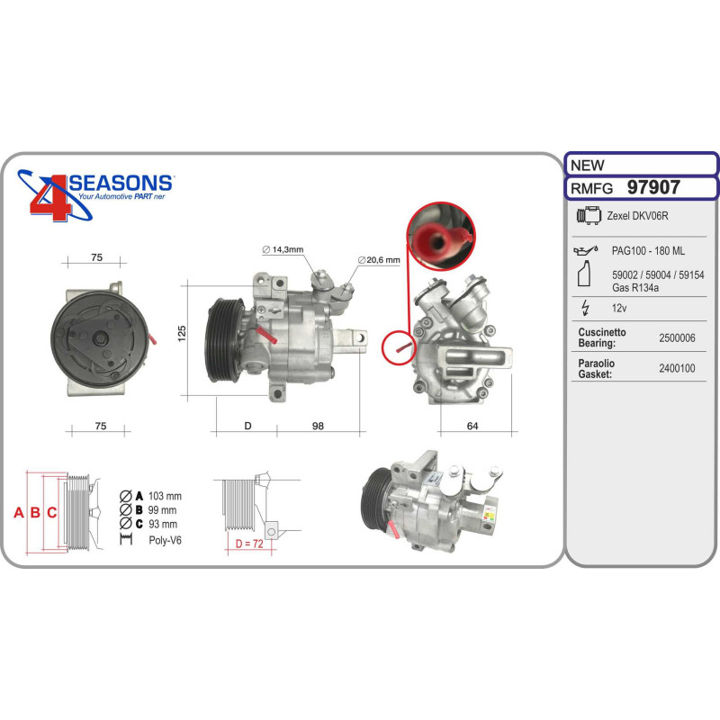 Compresseur de climatisation AHE