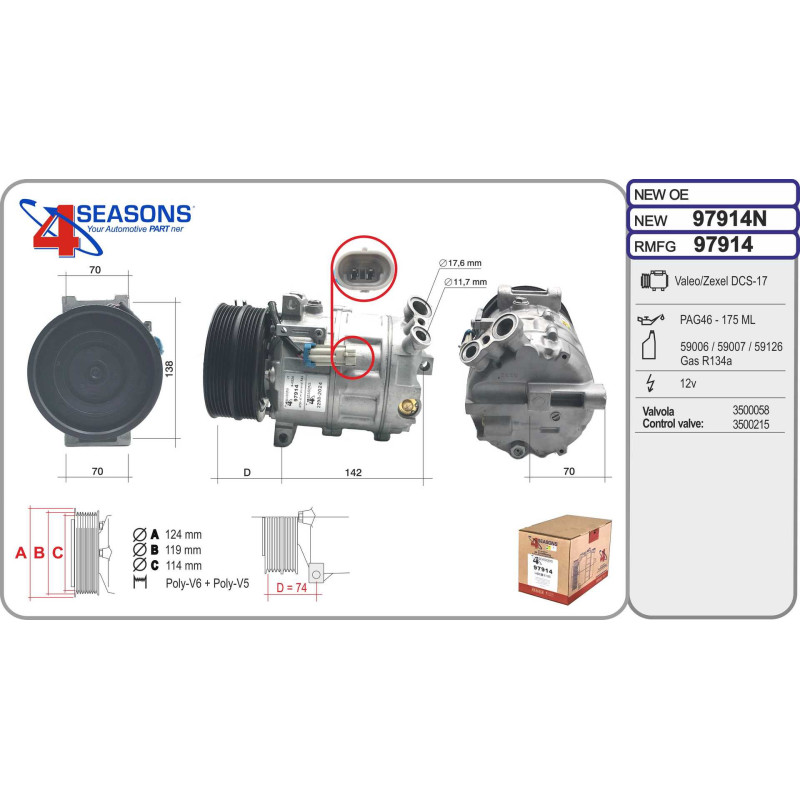 Compresseur de climatisation AHE
