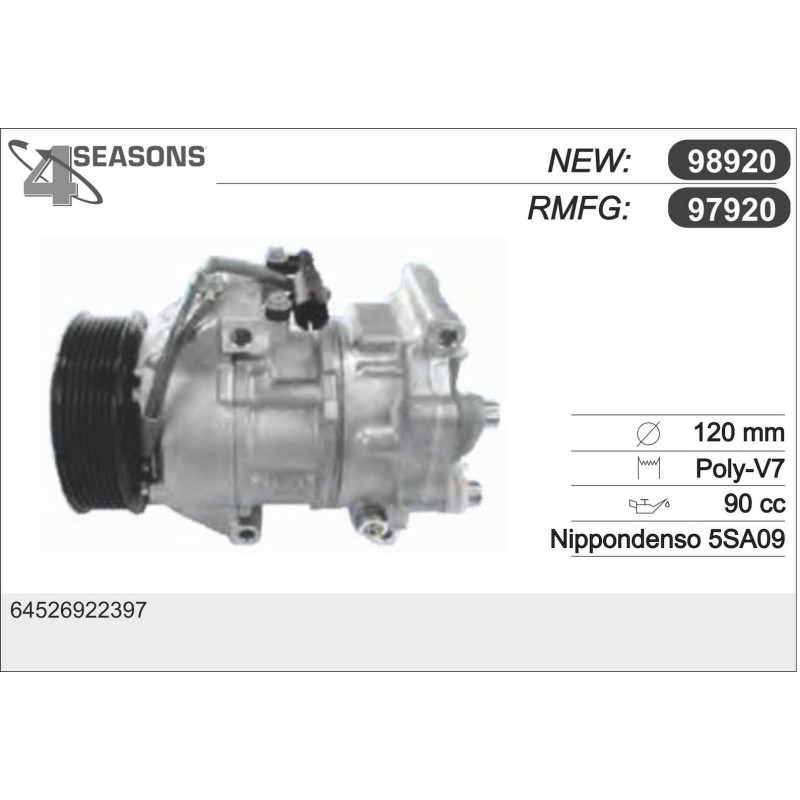 Compresseur de climatisation AHE