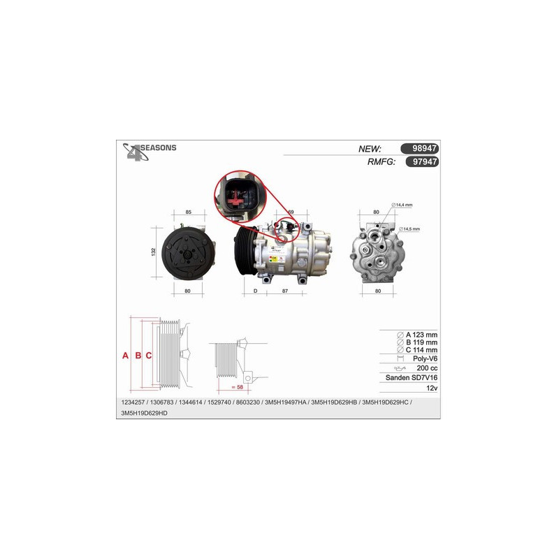 Compresseur de climatisation AHE