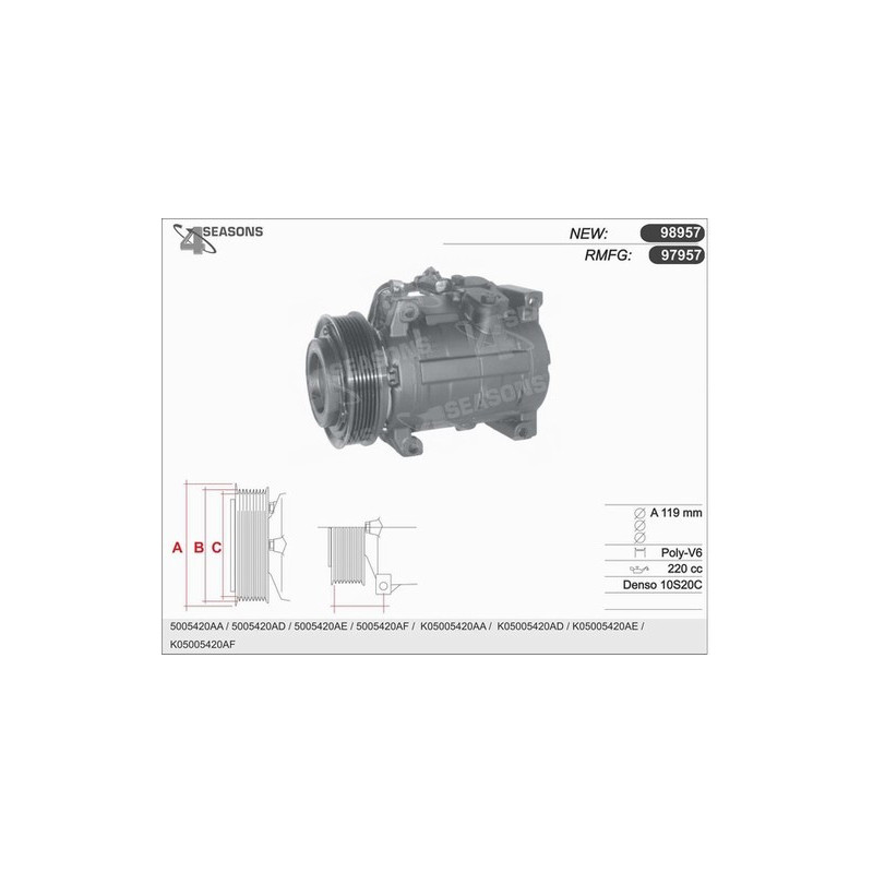 Compresseur de climatisation AHE