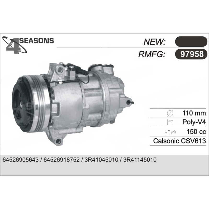 Compresseur de climatisation AHE