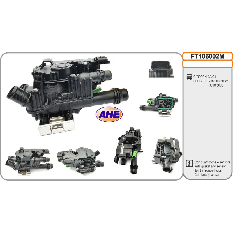 Bride de liquide de refroidissement AHE