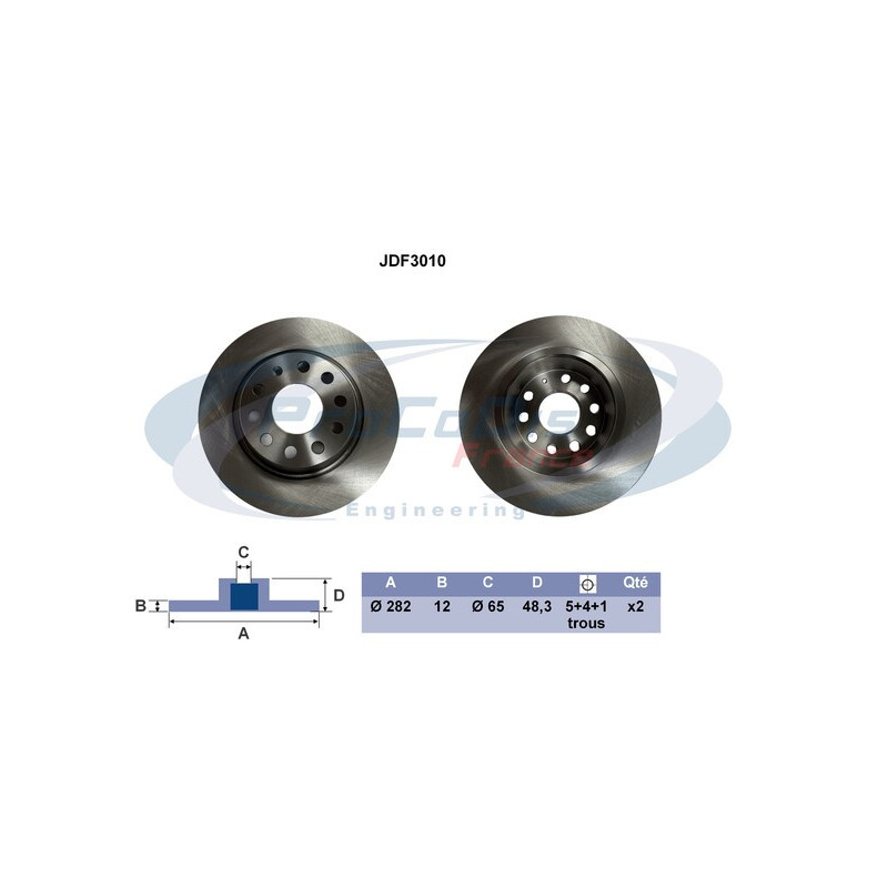 Disque de frein à l'unité PROCODIS FRANCE