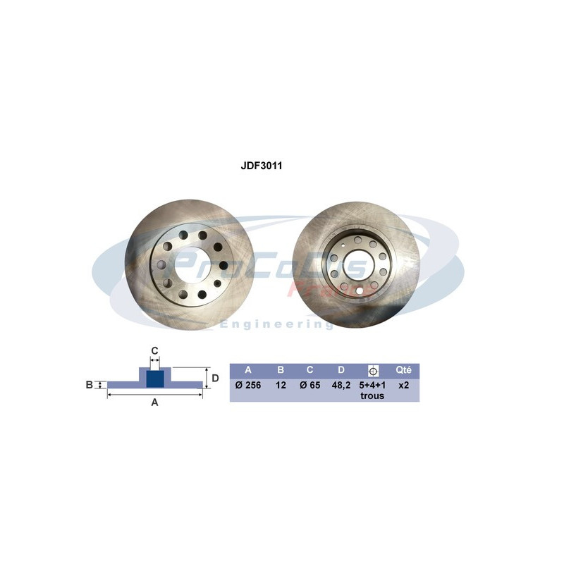 Disque de frein à l'unité PROCODIS FRANCE