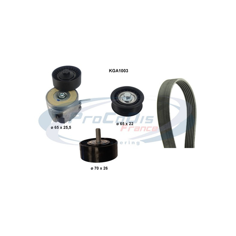 Kit de courroies d'accessoire PROCODIS FRANCE