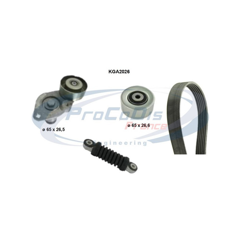 Kit de courroies d'accessoire PROCODIS FRANCE