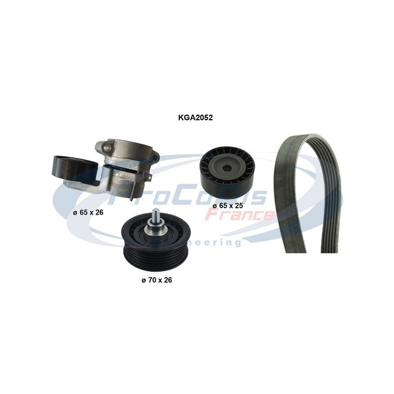 Kit de courroies d'accessoire PROCODIS FRANCE
