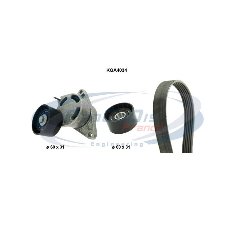 Kit de courroies d'accessoire PROCODIS FRANCE