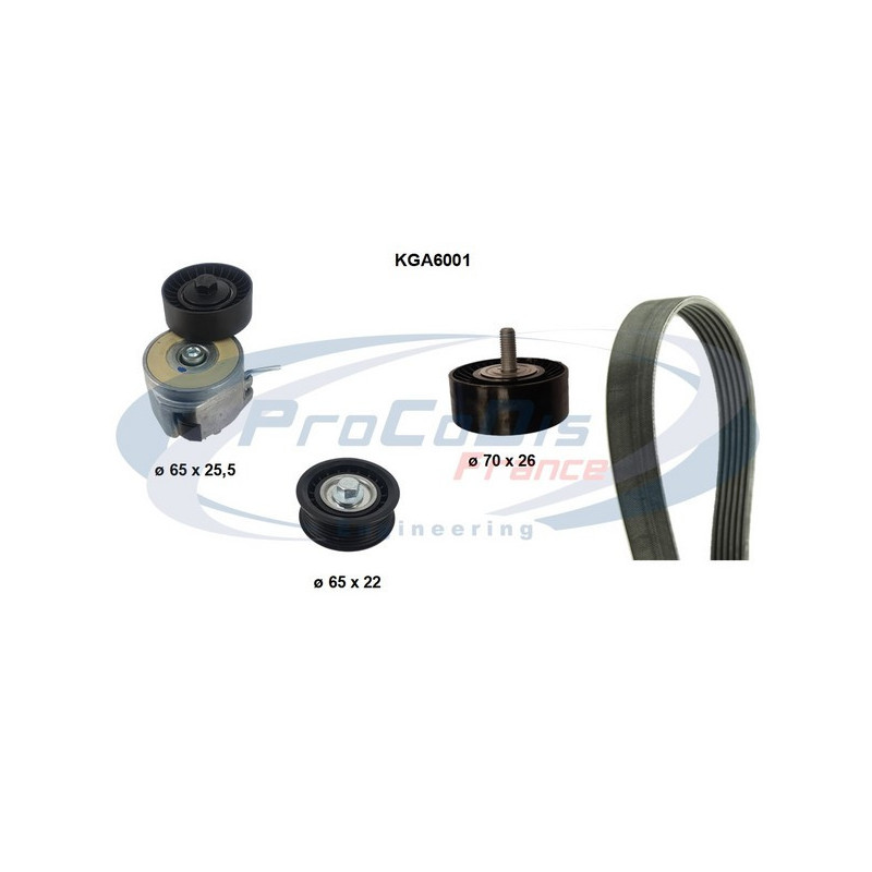 Kit de courroies d'accessoire PROCODIS FRANCE
