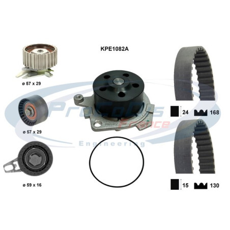 Kit de distribution + pompe...