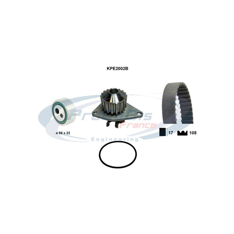 Kit de distribution + pompe à eau PROCODIS FRANCE