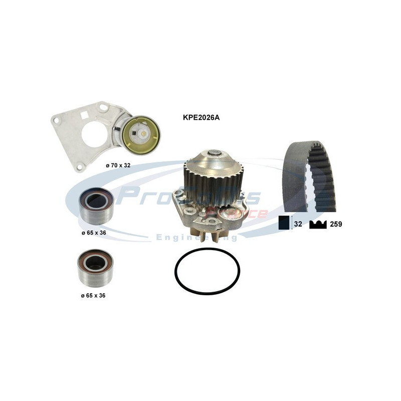 Kit de distribution + pompe à eau PROCODIS FRANCE